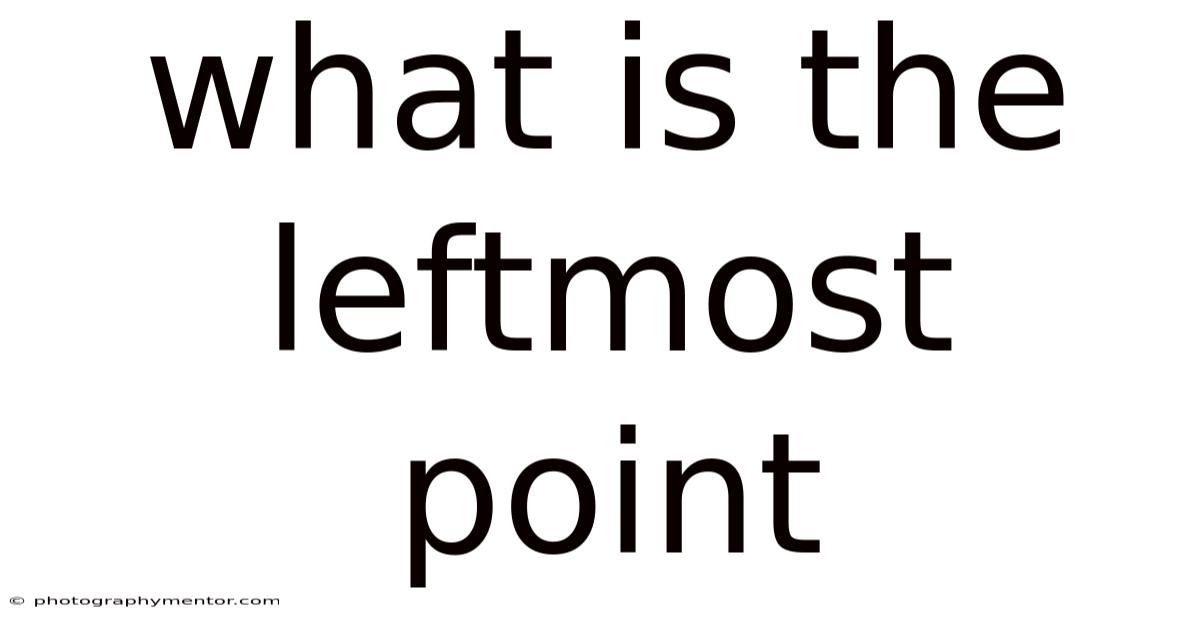 What Is The Leftmost Point